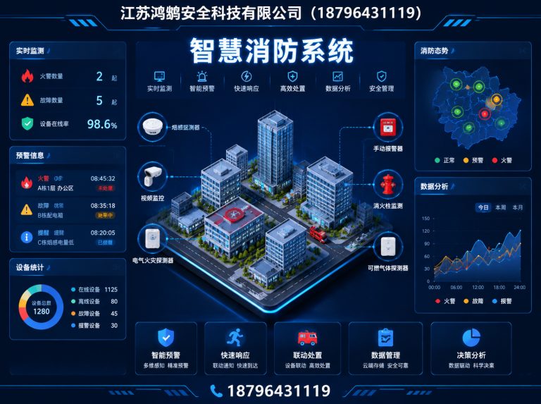 曲靖消防通信指挥展示图